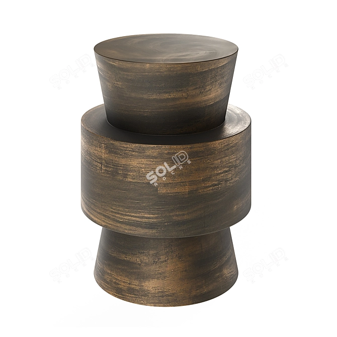 Moai Sandglass Coffee Table 3D model image 1