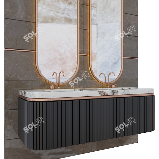 Versatile Bathroom Design Bundle 3D model image 2