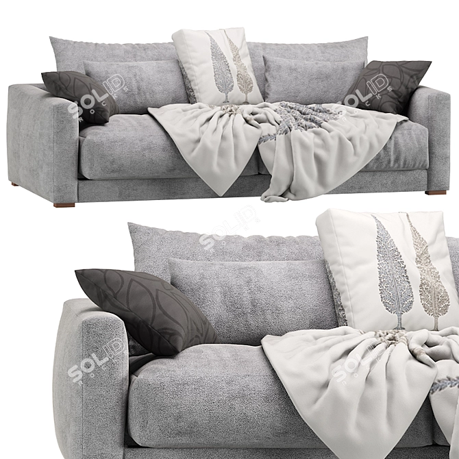 Elegant Linteloo Mauro 2-Seat Sofa 3D model image 1