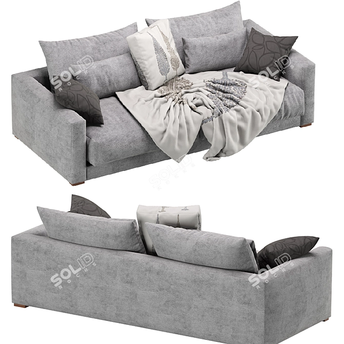 Elegant Linteloo Mauro 2-Seat Sofa 3D model image 4