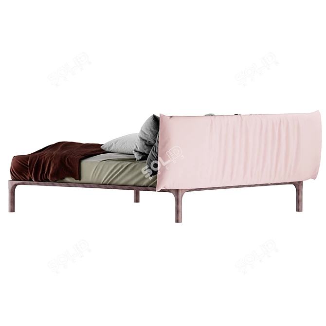 Park Bed: Modern Simplicity and Comfort 3D model image 4