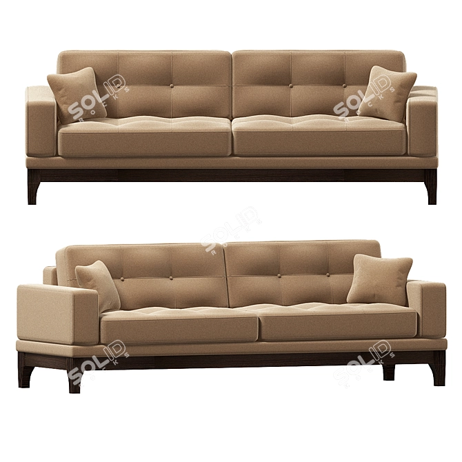 Foster: Comfortable and Versatile Sofa 3D model image 5
