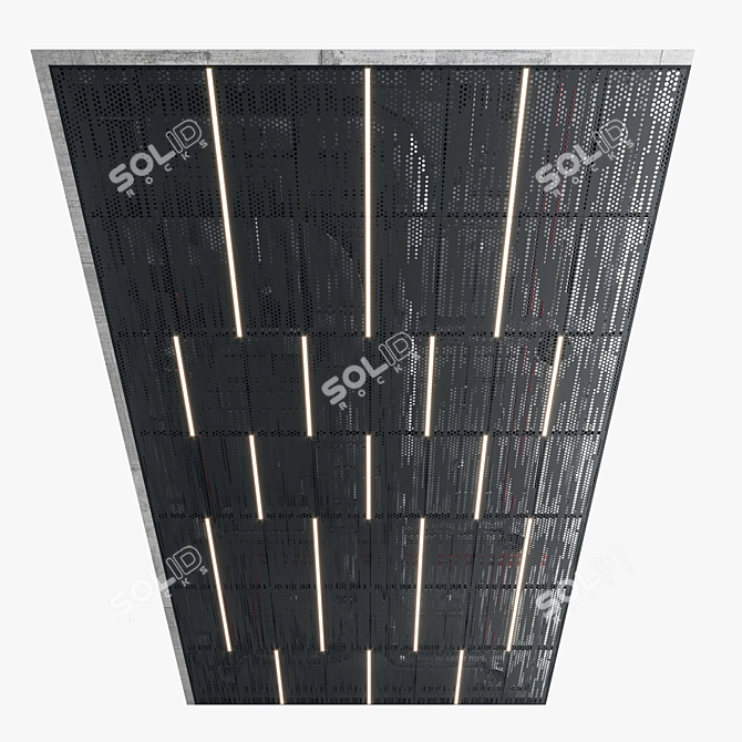 All-in-One Decorative Ceiling Set 3D model image 2