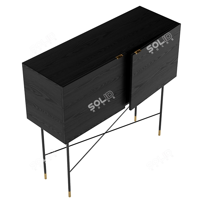 HubscH Modern Dresser 3D model image 3