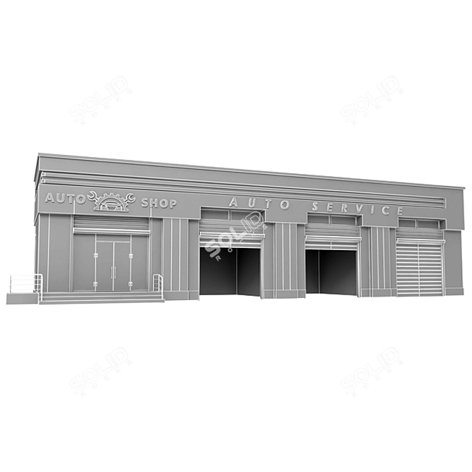 Auto Shop: Professional Car Servicing 3D model image 4