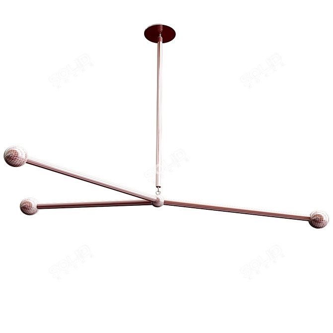 Elevate Your Space: Arrow Chandelier 3D model image 2