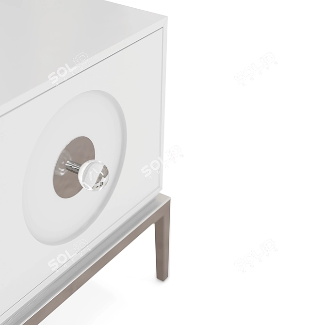 Chic Channing Large End Table 3D model image 5