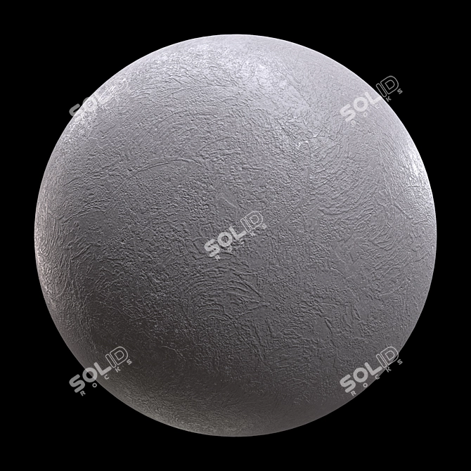 Seamless Concrete Plaster 3D model image 2