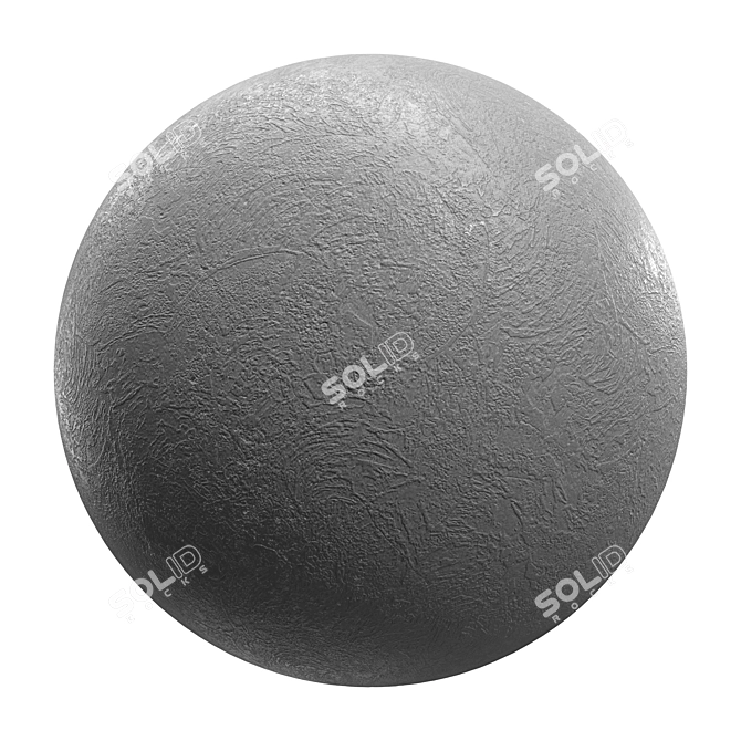 Seamless Concrete Plaster 3D model image 8