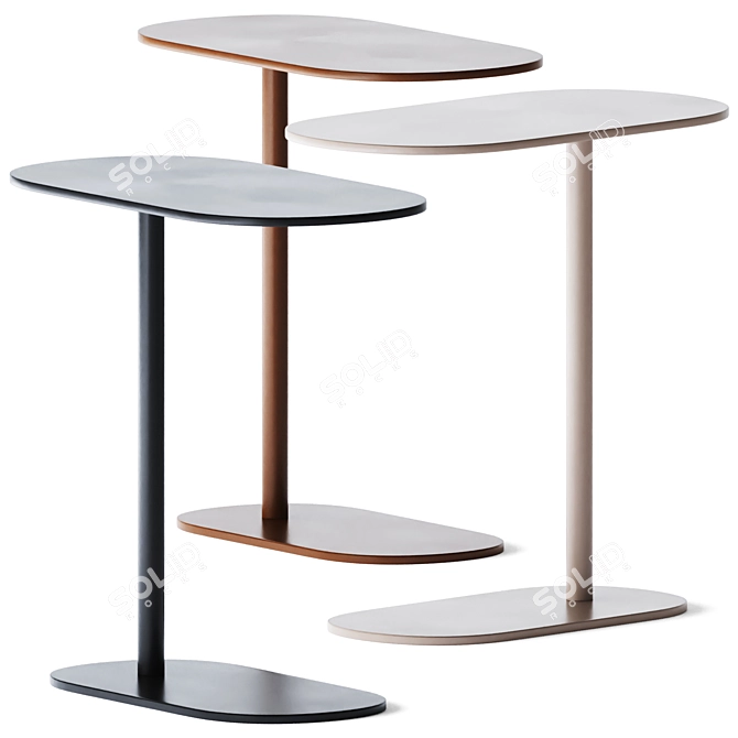 Elegant Corvetto Side Table 3D model image 1