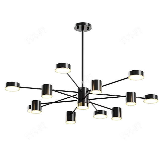 Sleek MERILL Vray 3D Model 3D model image 3