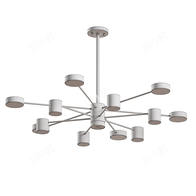 Sleek MERILL Vray 3D Model 3D model image 2