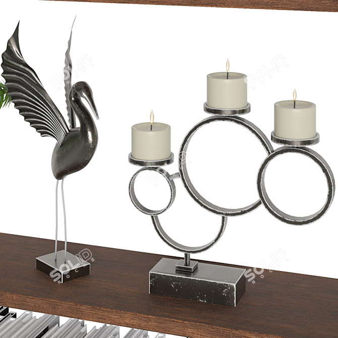 Eleven Piece Decorative Set 3D model image 3