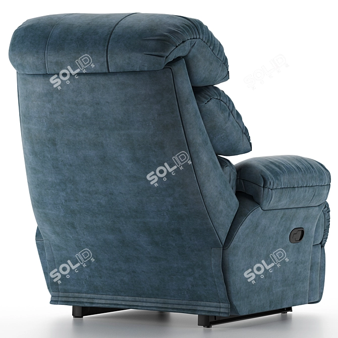 Comfy Recliner Sofa: Single Seater 3D model image 3