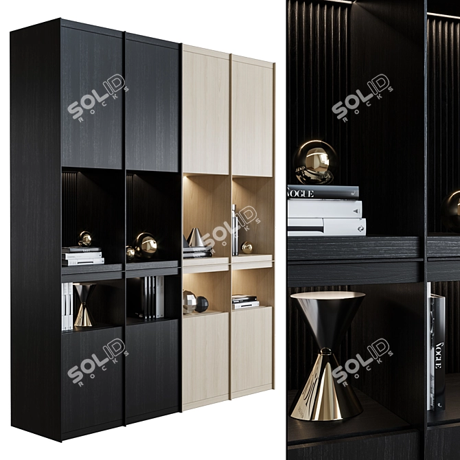 Stylishly Lit Cupboard (Muzafarov Collections) 3D model image 1