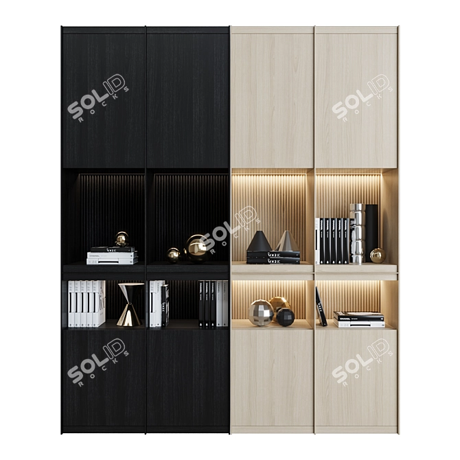 Stylishly Lit Cupboard (Muzafarov Collections) 3D model image 2