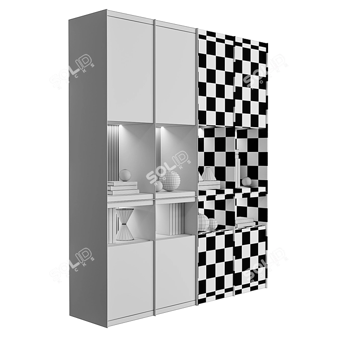 Stylishly Lit Cupboard (Muzafarov Collections) 3D model image 5