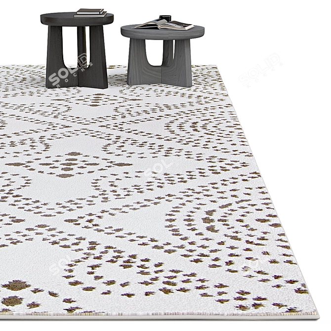 Elegant Archive Carpet 3D model image 2