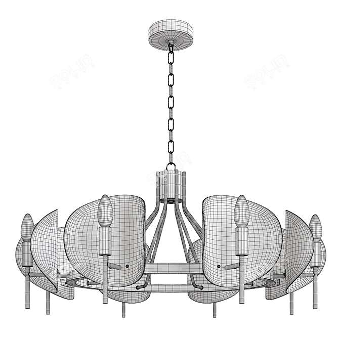 Contemporary Marion Design Lamp 3D model image 2