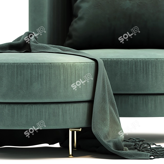 Elegant Armchair Render 3D Model 3D model image 3