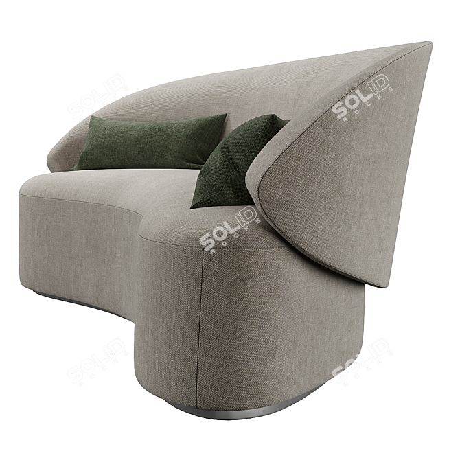 Naive Emko 3-Seater Sofa 3D model image 3