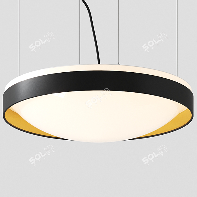 Alina 6679 Pendant Lamp - Elegant Spanish Illumination 3D model image 2