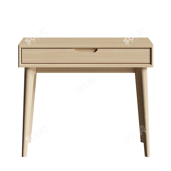 Modern Scandinavian Nord Console 3D model image 2