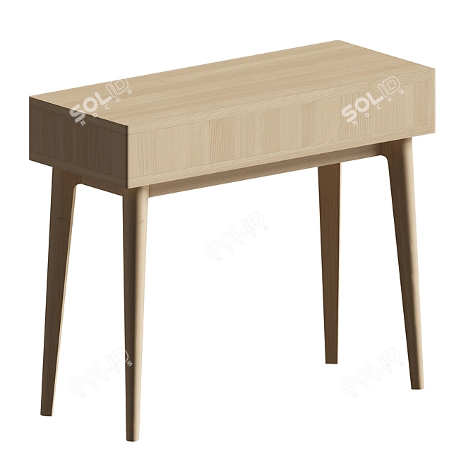 Modern Scandinavian Nord Console 3D model image 3