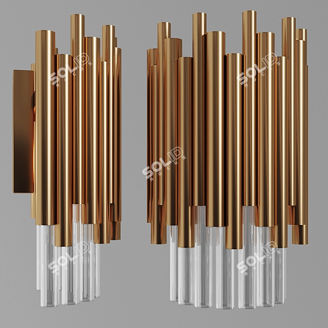 Maytoni Coliseo MOD135WL-01BS Wall Lamp 3D model image 3