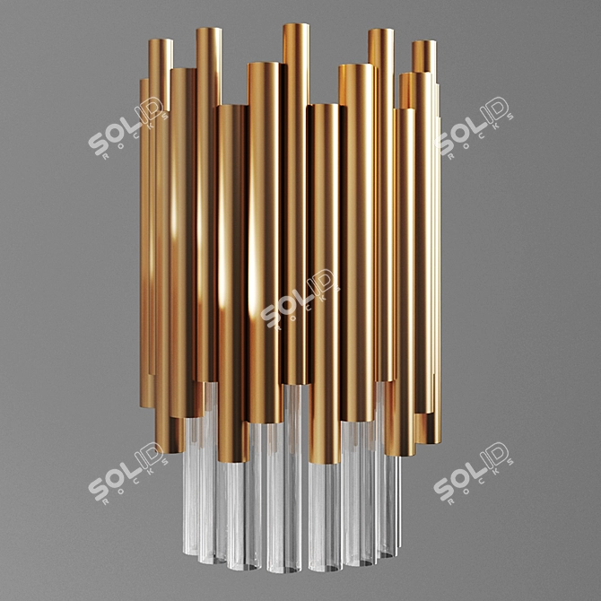 Maytoni Coliseo MOD135WL-01BS Wall Lamp 3D model image 4