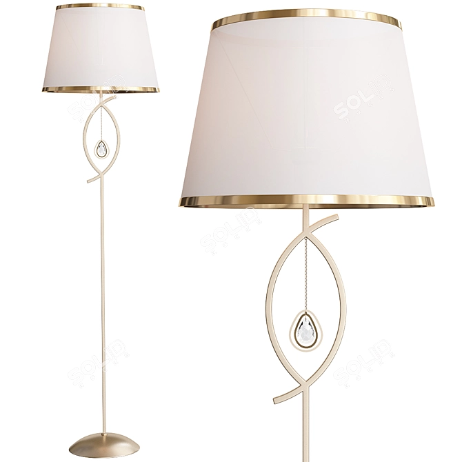 Elegant Eurosvet Table Lamp 3D model image 1