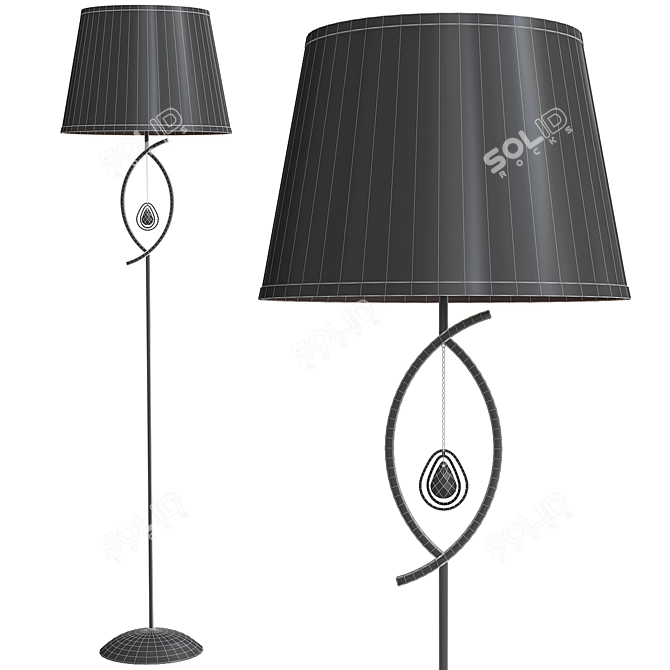 Elegant Eurosvet Table Lamp 3D model image 2