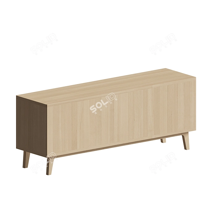 Nord Deluxe 2-Door Sideboard 3D model image 2