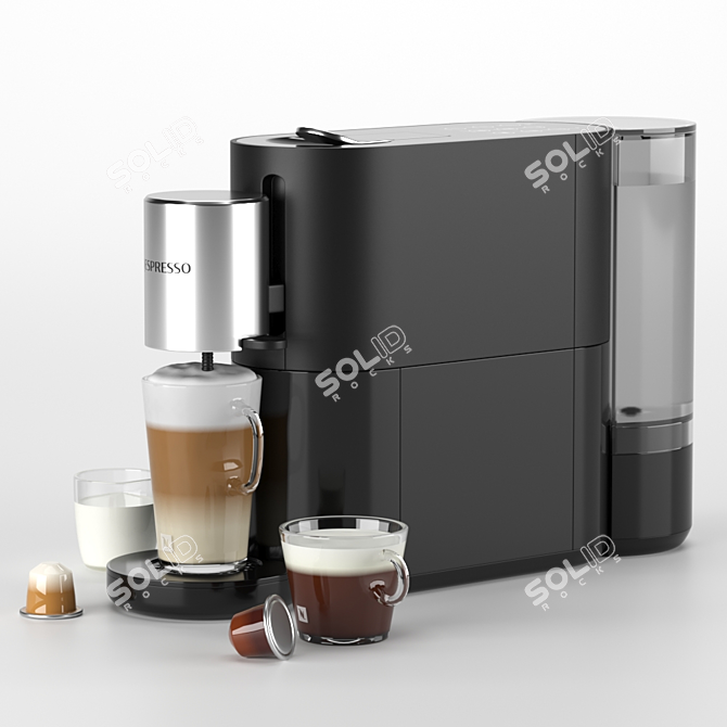 Nespresso Atelier Capsule Coffee Machine 3D model image 1