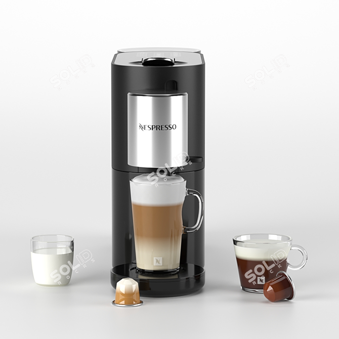 Nespresso Atelier Capsule Coffee Machine 3D model image 2