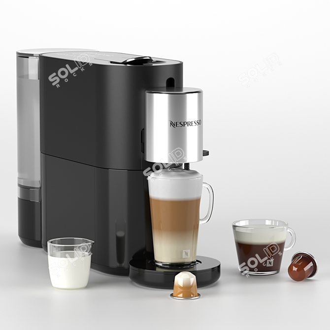 Nespresso Atelier Capsule Coffee Machine 3D model image 3