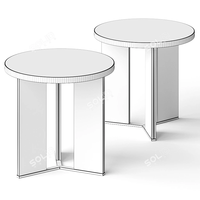 Minimalist Frato Coffee Tables 3D model image 2