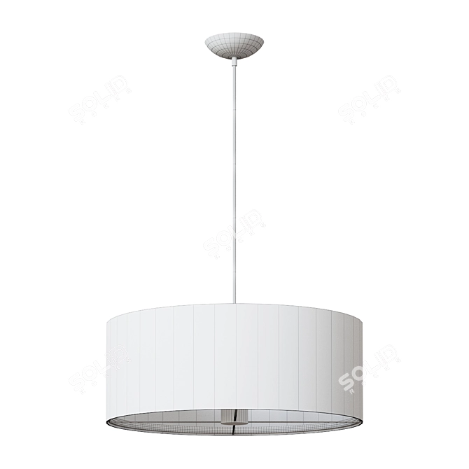 Title: Faro Seven Chandelier (White) 3D model image 2