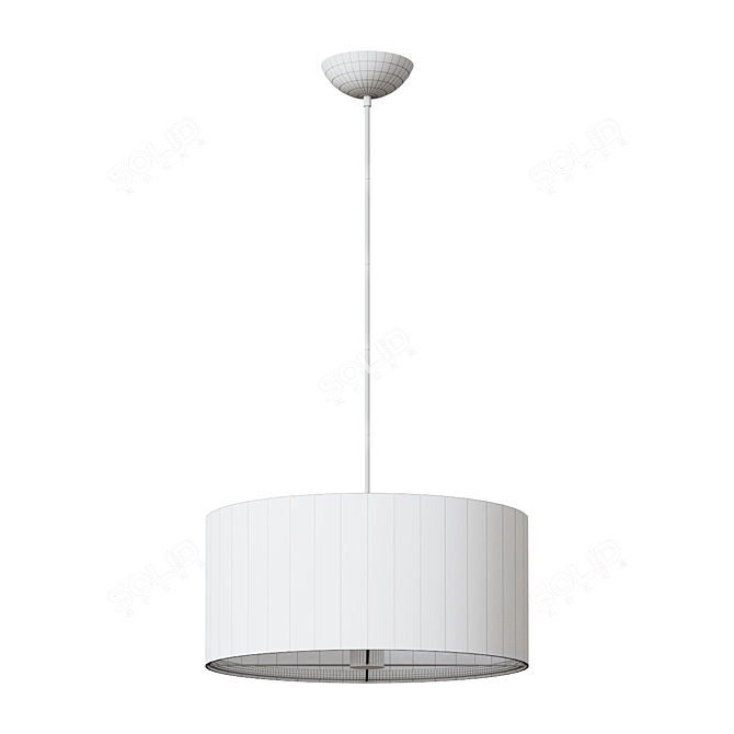 Title: Faro Seven Chandelier (White) 3D model image 4