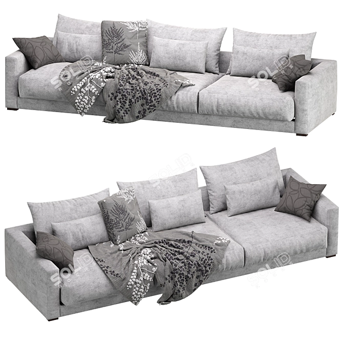 Luxurious Linteloo Mauro Sofa 3D model image 6