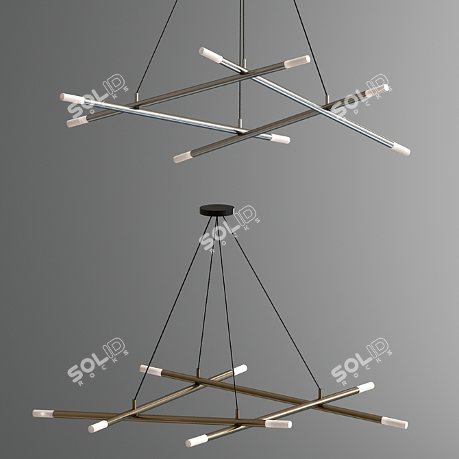 Gibas Zen Pendant Lights - Modern Elegance for Your Space 3D model image 3