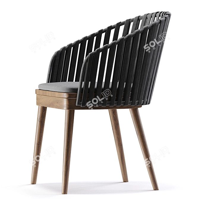 Elevate Your Mood: Stylish Armchair 3D model image 2