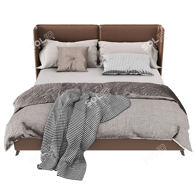 Modern 2013 Bed Design 3D model image 2