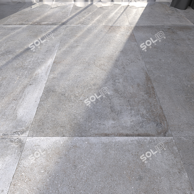 Retour Fog 60x120: Versatile Floor and Wall Tiles 3D model image 1