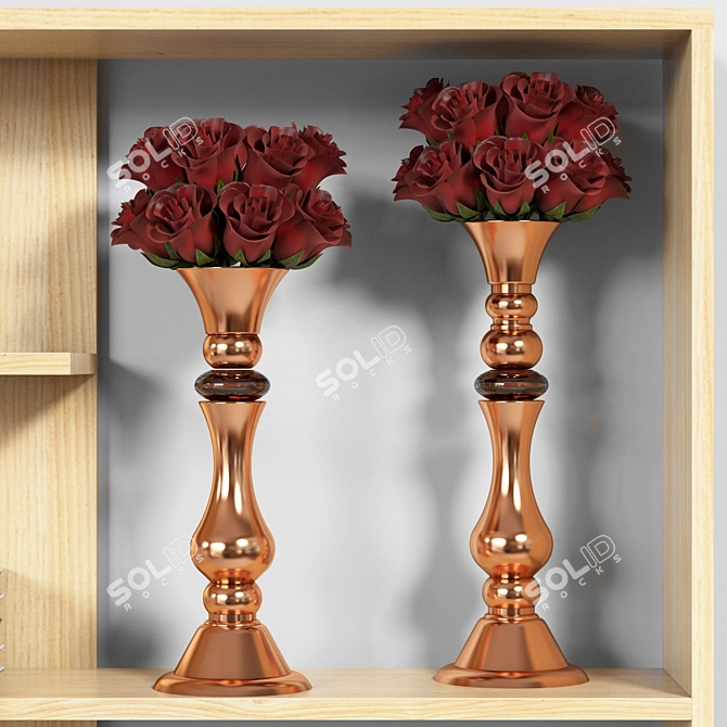 Modern Rack Display Solution 3D model image 2