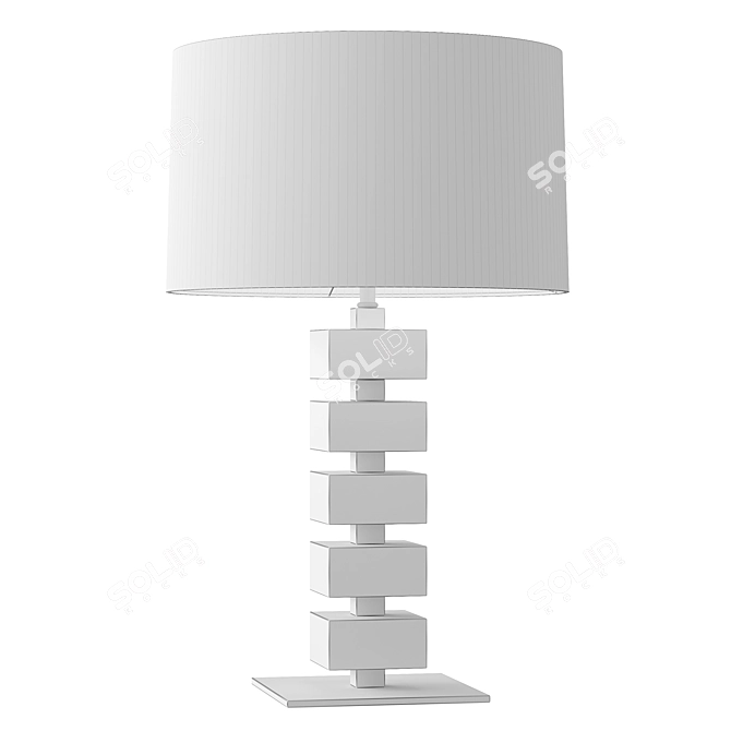 Luxury Monaco Table Lamp 3D model image 2