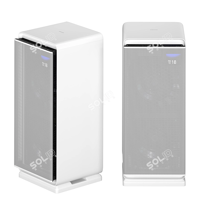 Samsung Cube Air Purifier: Breathe Fresh Air 3D model image 1