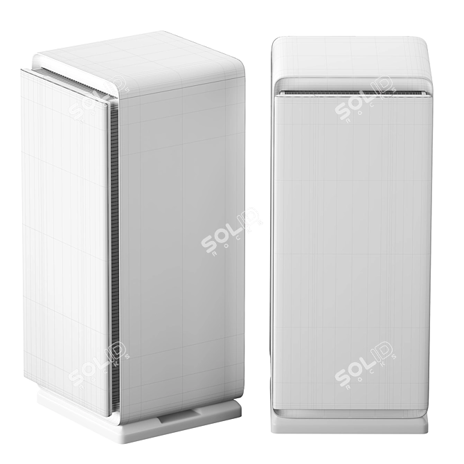 Samsung Cube Air Purifier: Breathe Fresh Air 3D model image 5