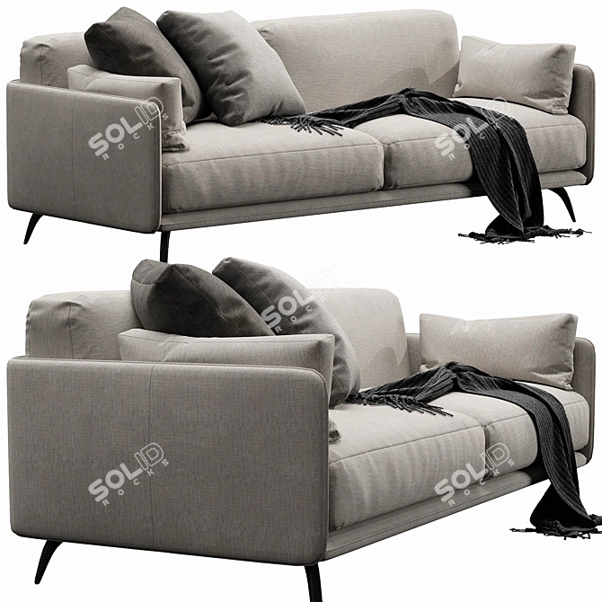 Modern Ditre Italia Krisby Sofa 3D model image 5