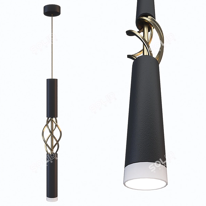 Eurosvet Lance Pendant Lamp 3D model image 1